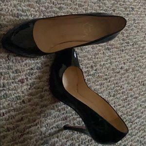 Black Louboutin shoes ok condition